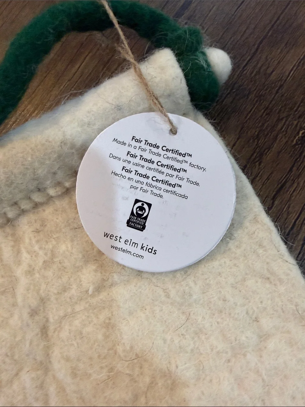 West Elm Virgo Fox Felt Zodiac Banner.